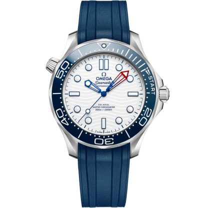 Omega America's Cup Seamaster Diver 300M 42 mm, acciaio su cinturino in caucciù 210.32.42.20.04.002