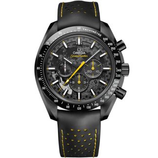 Omega Apollo 8 Speedmaster Dark Side of the Moon 44,25 mm, ceramica nera su cinturino in caucciù 310.92.44.50.01.001