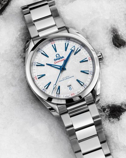 Omega Beijing 2022 Seamaster Aqua Terra 150M 41 mm, acciaio su acciaio 522.10.41.21.04.001 - immagine 3