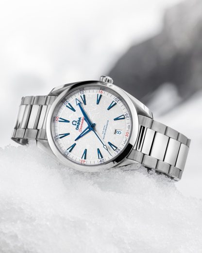 Omega Beijing 2022 Seamaster Aqua Terra 150M 41 mm, acciaio su acciaio 522.10.41.21.04.001 - immagine 4