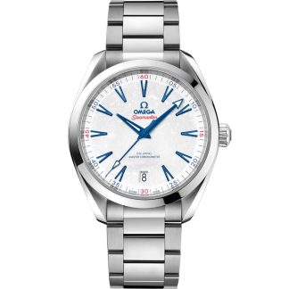Omega Beijing 2022 Seamaster Aqua Terra 150M 41 mm, acciaio su acciaio 522.10.41.21.04.001