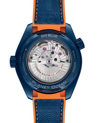 Omega Big Blue Seamaster Planet Ocean 600M 45,5 mm, ceramica blu su cinturino in caucciù 215.92.46.22.03.001 - immagine 2