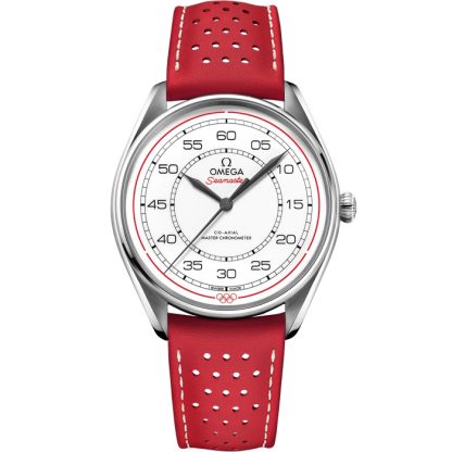 Omega Cofanetto in edizione limitata Seamaster Olympic Official Timekeeper 39,5 mm, acciaio su cinturino di pelle 522.32.40.20.04.004