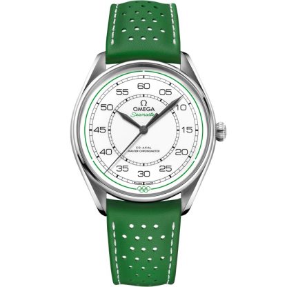 Omega Cofanetto in edizione limitata Seamaster Olympic Official Timekeeper 39,5 mm, acciaio su cinturino di pelle 522.32.40.20.04.005