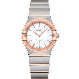 Omega Constellation 28 mm, acciaio-oro Sedna™ su acciaio-oro Sedna™ 131.20.28.60.05.001