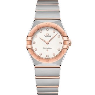 Omega Constellation 28 mm, acciaio-oro Sedna™ su acciaio-oro Sedna™ 131.20.28.60.52.001