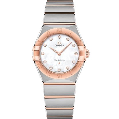 Omega Constellation 28 mm, acciaio-oro Sedna™ su acciaio-oro Sedna™ 131.20.28.60.55.001