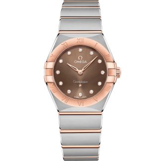 Omega Constellation 28 mm, acciaio-oro Sedna™ su acciaio-oro Sedna™ 131.20.28.60.63.001