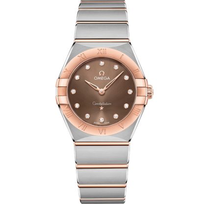 Omega Constellation 28 mm, acciaio-oro Sedna™ su acciaio-oro Sedna™ 131.20.28.60.63.001