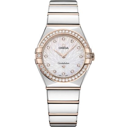 Omega Constellation 28 mm, acciaio-oro Sedna™ su acciaio-oro Sedna™ 131.25.28.60.55.003
