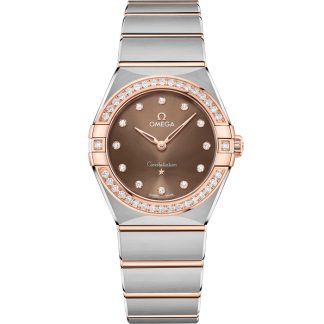 Omega Constellation 28 mm, acciaio-oro Sedna™ su acciaio-oro Sedna™ 131.25.28.60.63.001