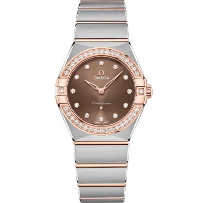 Omega Constellation 28 mm, acciaio-oro Sedna™ su acciaio-oro Sedna™ 131.25.28.60.63.001