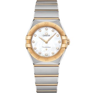 Omega Constellation 28 mm, acciaio-oro giallo su acciaio-oro giallo 131.20.28.60.55.002