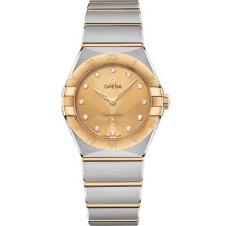 Omega Constellation 28 mm, acciaio-oro giallo su acciaio-oro giallo 131.20.28.60.58.001