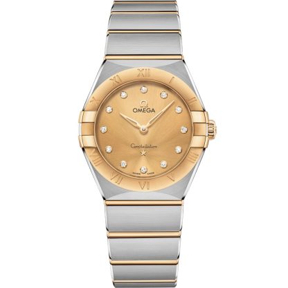 Omega Constellation 28 mm, acciaio-oro giallo su acciaio-oro giallo 131.20.28.60.58.001