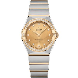 Omega Constellation 28 mm, acciaio-oro giallo su acciaio-oro giallo 131.25.28.60.58.001