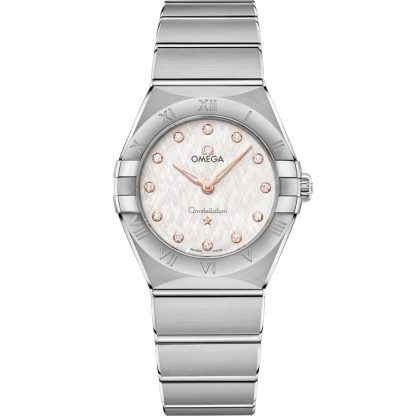 Omega Constellation 28 mm, acciaio su acciaio 131.10.28.60.52.001