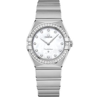 Omega Constellation 28 mm, acciaio su acciaio 131.15.28.60.55.001