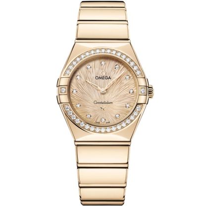 Omega Constellation 28 mm, oro Moonshine™ su oro Moonshine™ 131.55.28.60.58.001