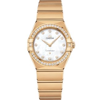 Omega Constellation 28 mm, oro giallo su oro giallo 131.55.28.60.55.002