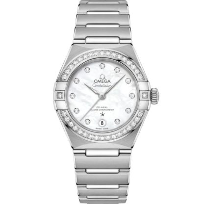 Omega Constellation 29 mm, acciaio su acciaio 131.15.29.20.55.001