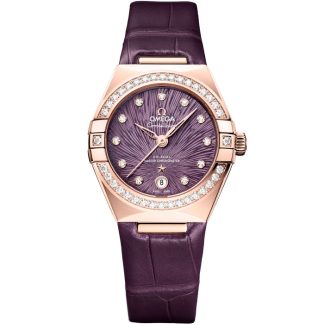 Omega Constellation 29 mm, oro Sedna™ su alligatore 131.58.29.20.60.002