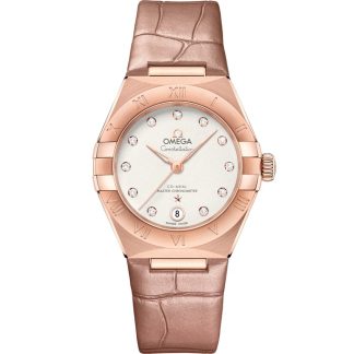 Omega Constellation 29 mm, oro Sedna™ su cinturino di pelle 131.53.29.20.52.002