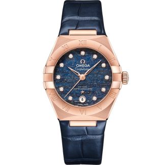 Omega Constellation 29 mm, oro Sedna™ su cinturino di pelle 131.53.29.20.99.001