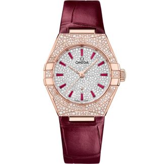 Omega Constellation 29 mm, oro Sedna™ su cinturino di pelle 131.58.29.20.99.001