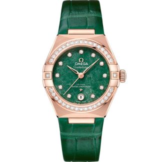 Omega Constellation 29 mm, oro Sedna™ su cinturino di pelle 131.58.29.20.99.004