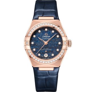 Omega Constellation 29 mm, oro Sedna™ su cinturino di pelle 131.58.29.20.99.006