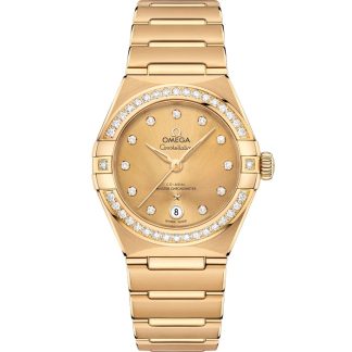 Omega Constellation 29 mm, oro giallo su oro giallo 131.55.29.20.58.001