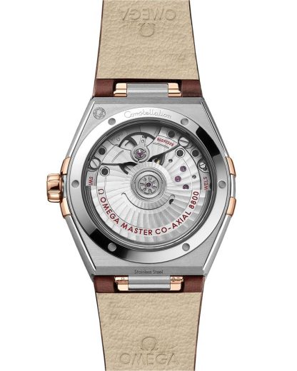 Omega Constellation 36 mm, acciaio-oro Sedna™ su cinturino di pelle 131.28.36.20.63.001 - immagine 2