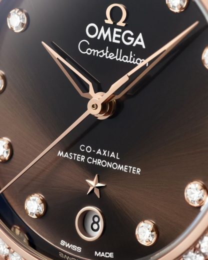 Omega Constellation 36 mm, acciaio-oro Sedna™ su cinturino di pelle 131.28.36.20.63.001 - immagine 4