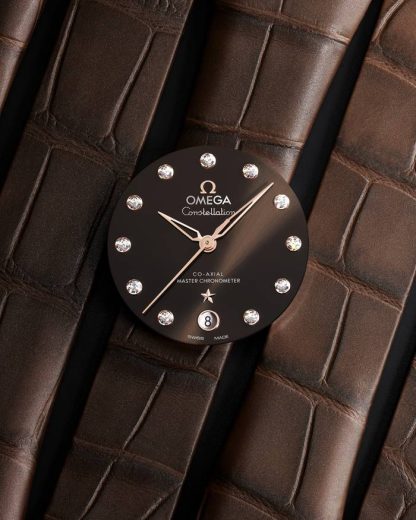 Omega Constellation 36 mm, acciaio-oro Sedna™ su cinturino di pelle 131.28.36.20.63.001 - immagine 6