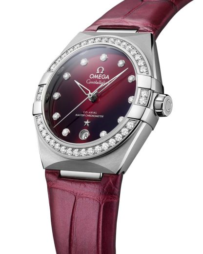 Omega Constellation 36 mm, acciaio su cinturino di pelle 131.18.36.20.61.001 - immagine 3