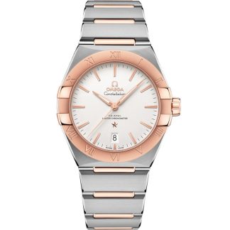 Omega Constellation 39 mm, acciaio-oro Sedna™ su acciaio-oro Sedna™ 131.20.39.20.02.001