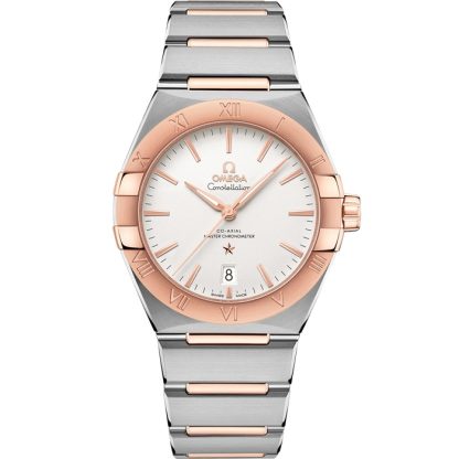 Omega Constellation 39 mm, acciaio-oro Sedna™ su acciaio-oro Sedna™ 131.20.39.20.02.001