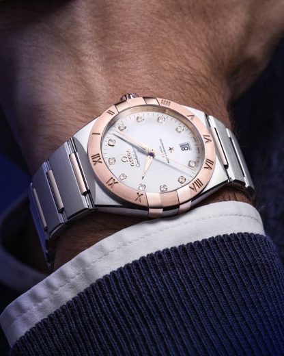 Omega Constellation 39 mm, acciaio-oro Sedna™ su acciaio-oro Sedna™ 131.20.39.20.52.001 - immagine 5