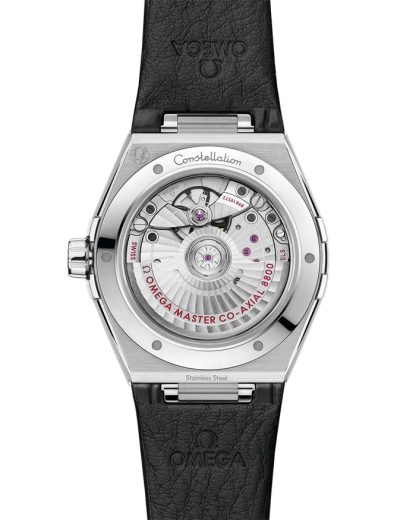 Omega Constellation 39 mm, acciaio su cinturino di pelle 131.13.39.20.01.001 - immagine 2