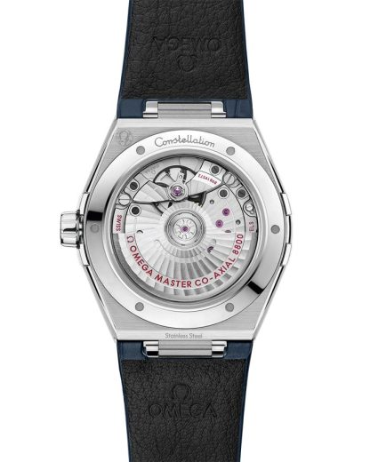 Omega Constellation 39 mm, acciaio su cinturino di pelle 131.13.39.20.06.002 - immagine 2