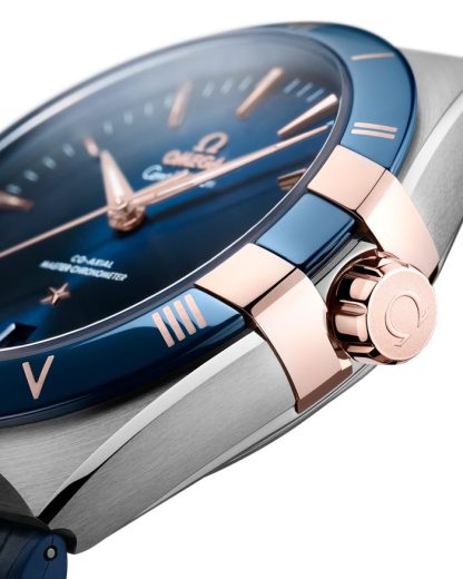 Omega Constellation 41 mm, acciaio-oro Sedna™ su cinturino di pelle 131.23.41.21.03.001 - immagine 3