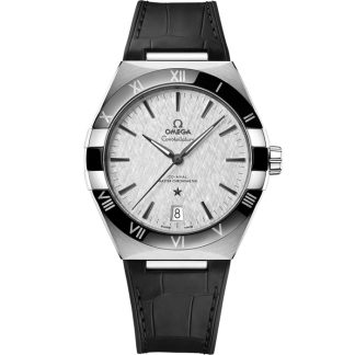 Omega Constellation 41 mm, acciaio su cinturino di pelle 131.33.41.21.06.001
