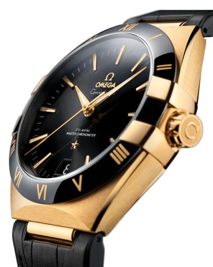 Omega Constellation 41 mm, oro giallo su cinturino di pelle 131.63.41.21.01.001 - immagine 3