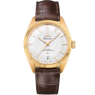 Omega Constellation Globemaster 39 mm, oro giallo su cinturino di pelle 130.53.39.21.02.002