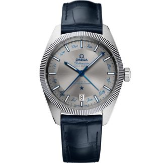 Omega Constellation Globemaster 41 mm, acciaio su cinturino di pelle 130.33.41.22.06.001