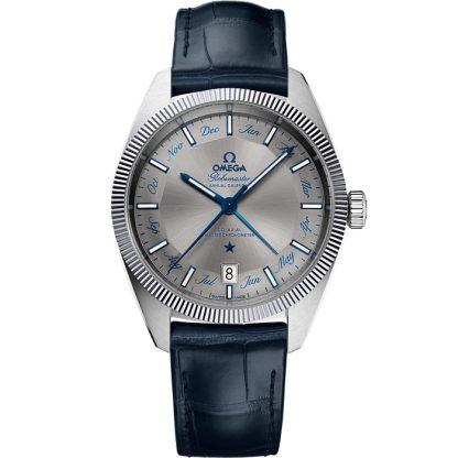 Omega Constellation Globemaster 41 mm, acciaio su cinturino di pelle 130.33.41.22.06.001