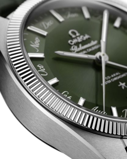 Omega Constellation Globemaster 41 mm, acciaio su cinturino di pelle 130.33.41.22.10.001 - immagine 3