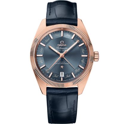 Omega Constellation Globemaster 41 mm, oro Sedna™ su cinturino di pelle 130.53.41.22.03.001