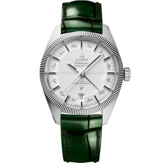 Omega Constellation Globemaster 41 mm, platino su cinturino di pelle 130.93.41.22.99.002